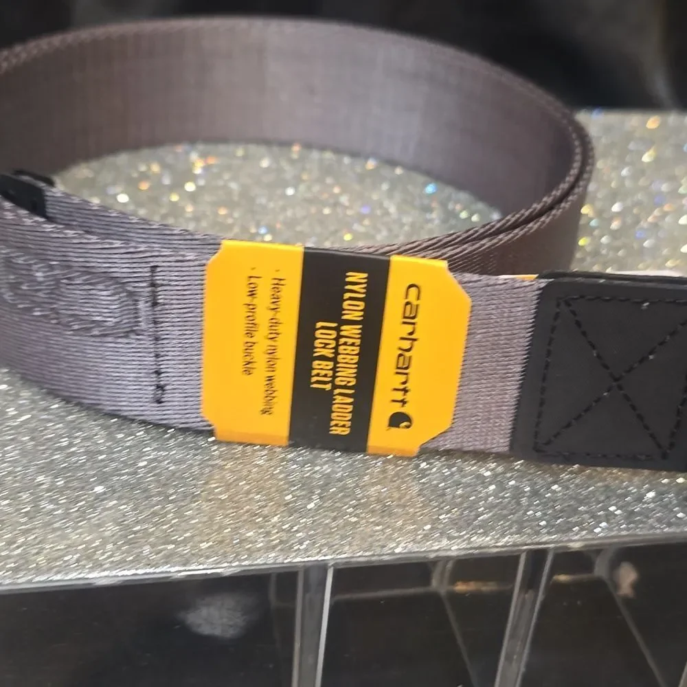 Carhartt Nylon Webbing Ladder Lock‎ Belt- Gravel